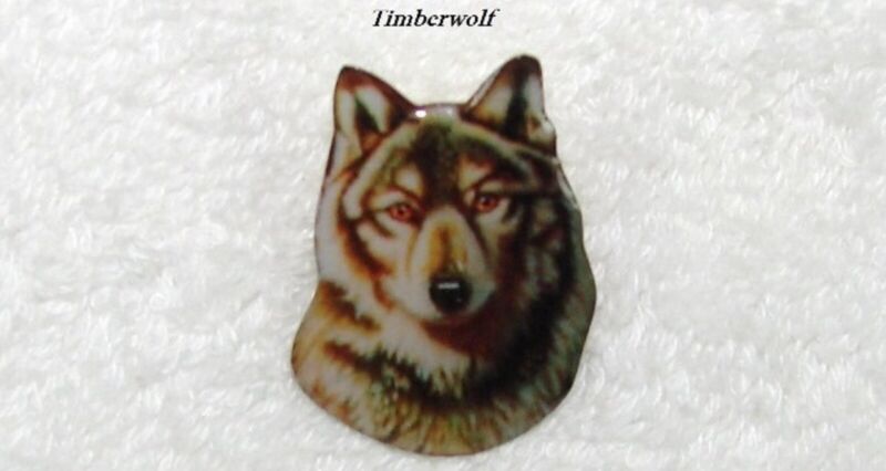  Timber Wolf Hat Pin