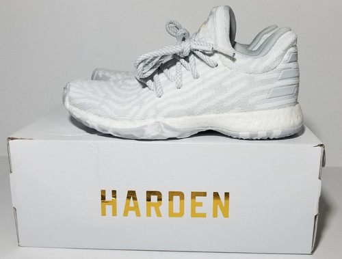 美品！ハーデン　1 LS ホワイト　26cm アディダス ADIDAS HARDEN VOL 1 LS PK J Grade School White/Clear Gray/Lt