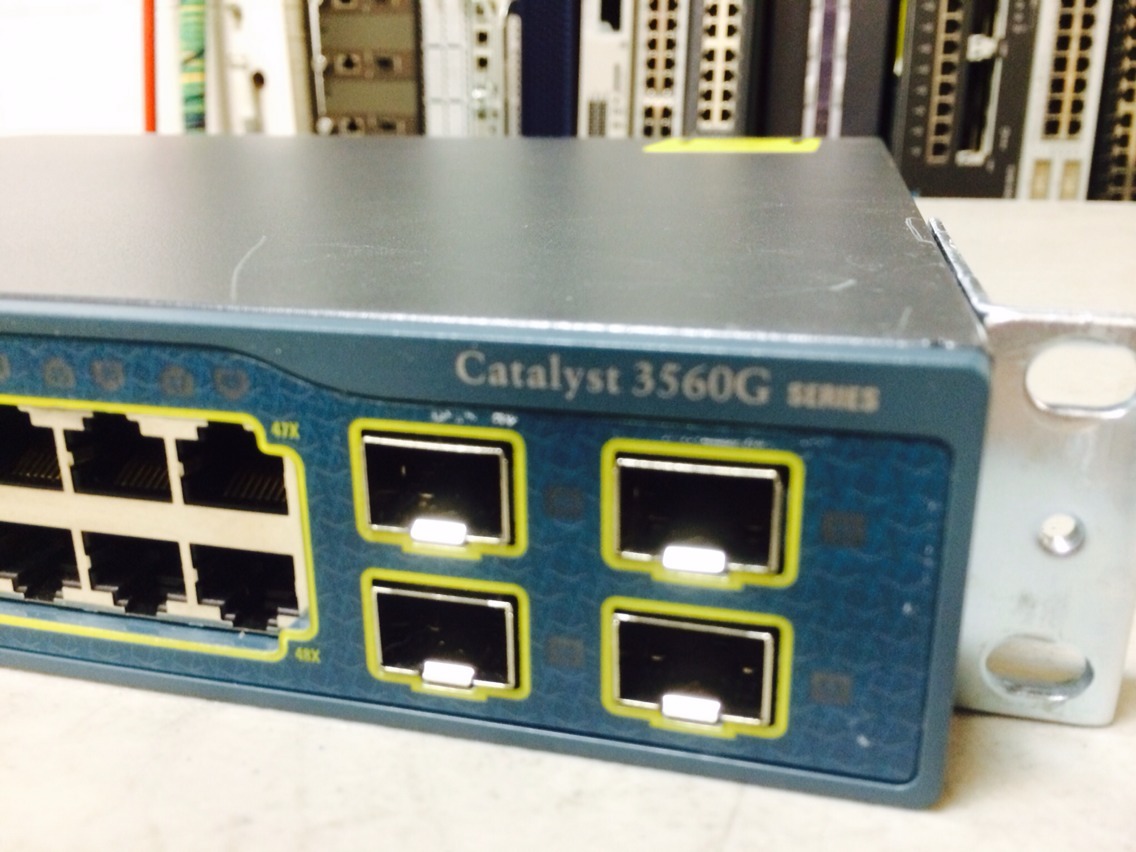 WS-C3560G-48TS-S Cisco 3560G Series 48-Ports Gigabit Ethernet Switch 4 SFP