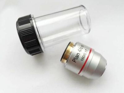 Microscope Objective Lens PLAN DIN 4X 10X 20X 40X 60X 100X RMS Thread CNSCOPE
