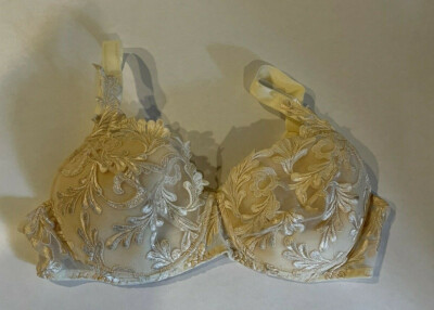 Very Sexy LA PERLA Ivory Lace Bra sz 4 ( US 38) Cup C-D
