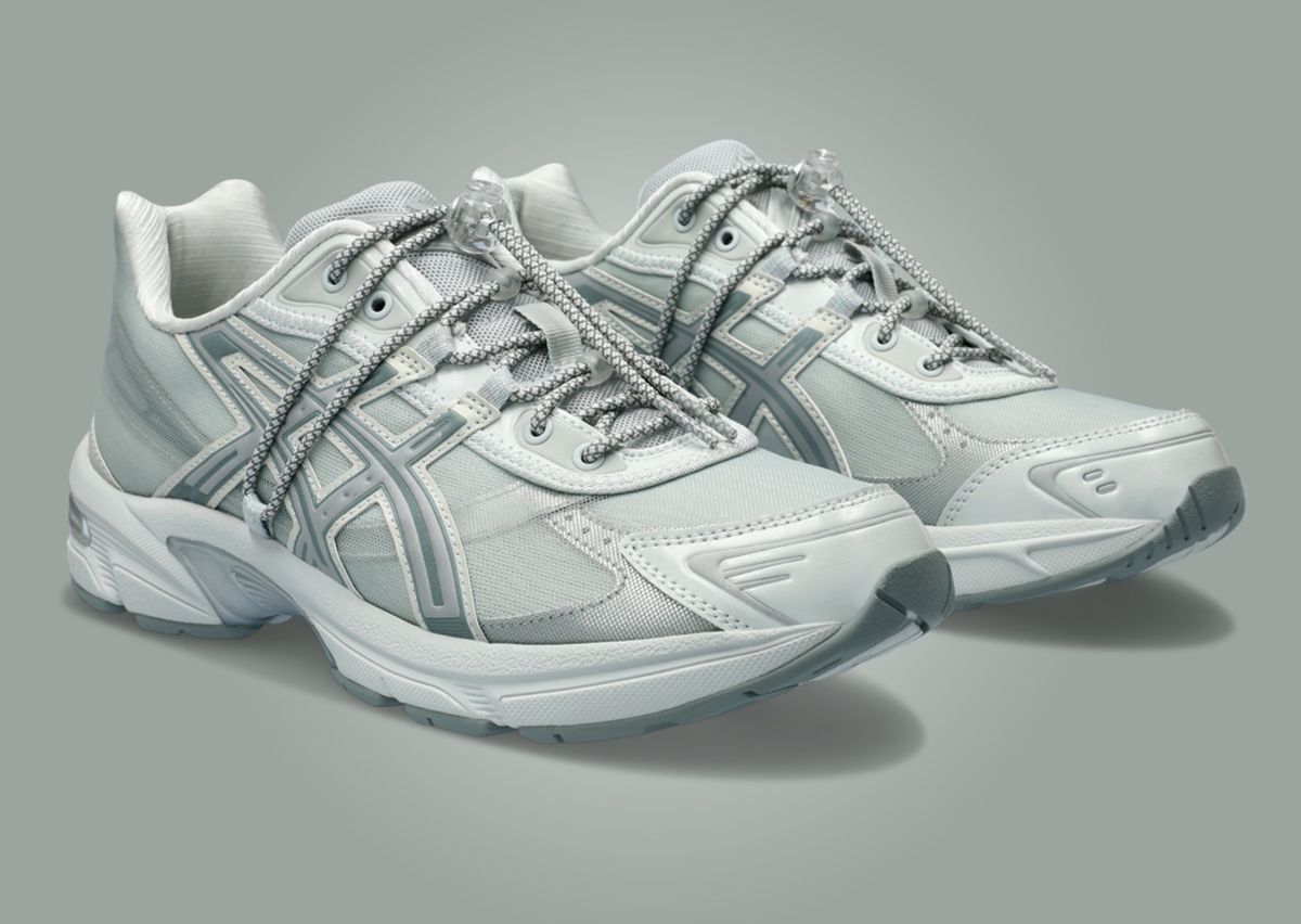 Pre-owned Asics 1203a429-020 Atmos Ojos  Gel-1130 Re White Silver Glacier Grey (men's)