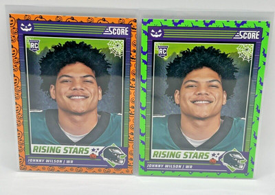 2024 Panini Score-A-Treat Johnny Wilson RC Bats Par + Base-6th Rnd-Eagles