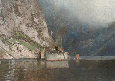 Johannes Harders -Large Magnificent View -Nairo Fjord, Norway -32