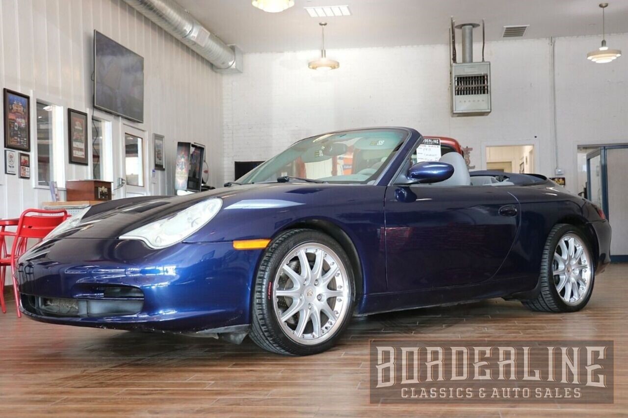 2002 Porsche 911 Carrera 2dr Cabriolet 67858 Miles Blue Convertible 3.6L H6 Auto