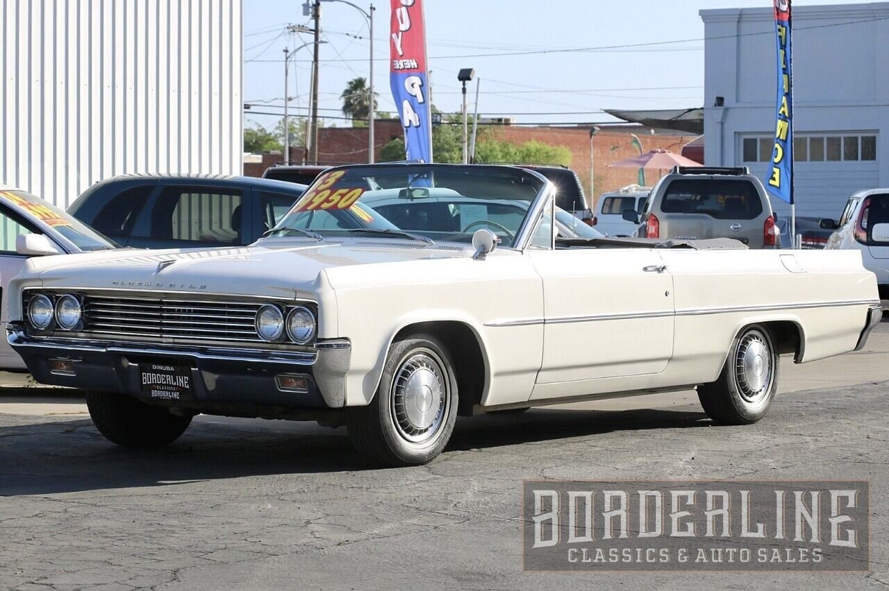 1963 Oldsmobile Eighty-Eight Dynamic 88 54487 Miles White Convertible V8 6.5L Au