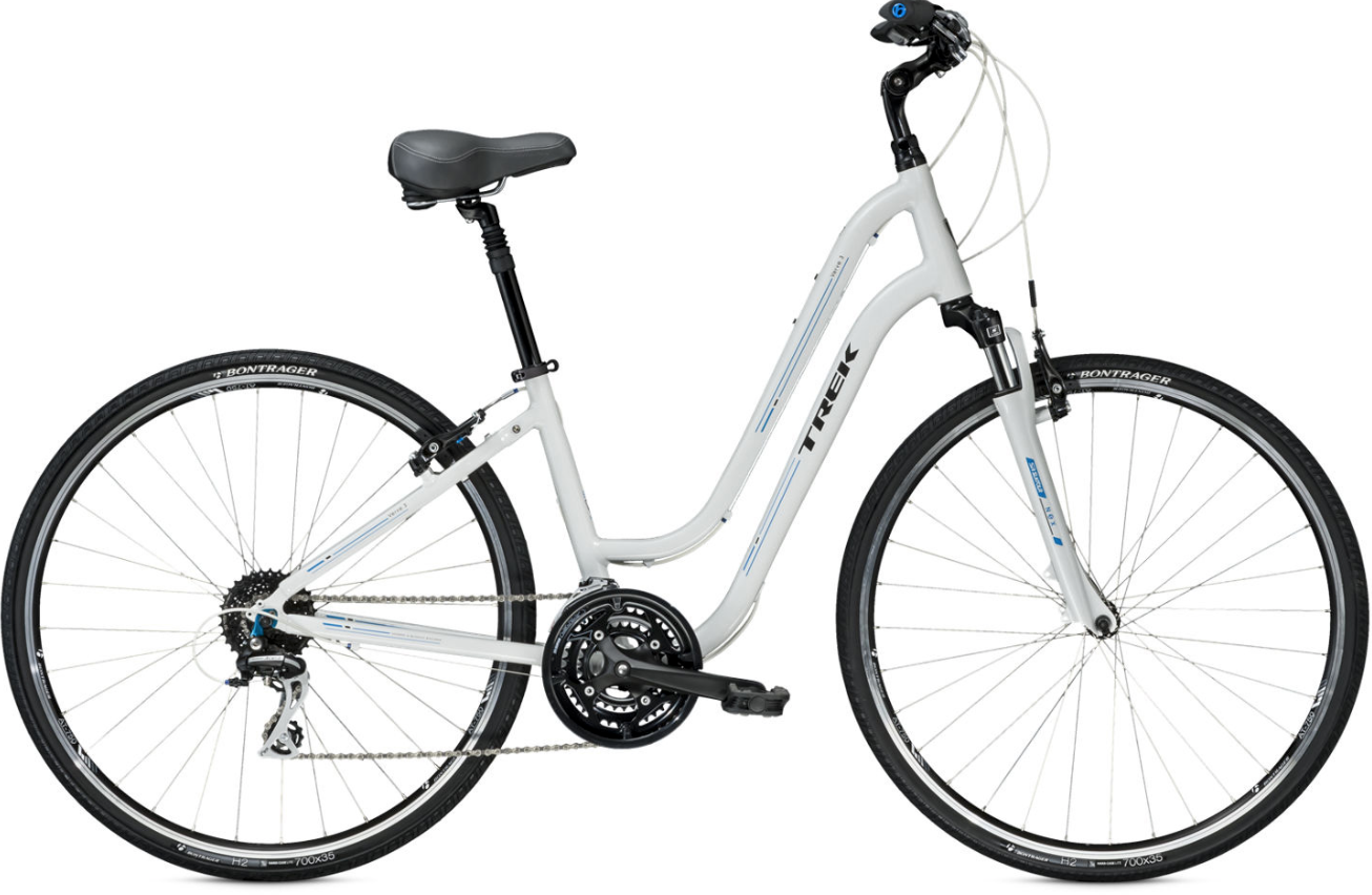 Trek Verve 3 White Hybrid 2016