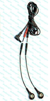 Replacement Electrode Cable for TENS 3000, 7000 Massagers - USE SNAP OR PIN PADS