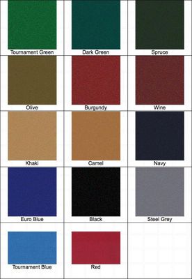 New Pro Form Worsted Pool Table Cloth for 7ft Table - High S