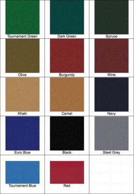 New 10' Proform High Speed Pool Table Cloth Felt - Black - S