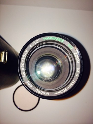 Vintage Auto Hanimex Lens Zoom 1:4.0 F80 -200mm For Camera.