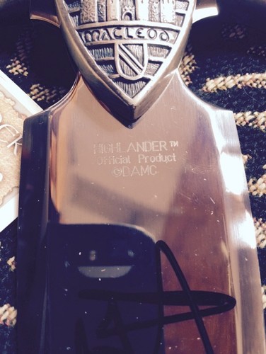 Highlander Dagger signed by Adrian Paul