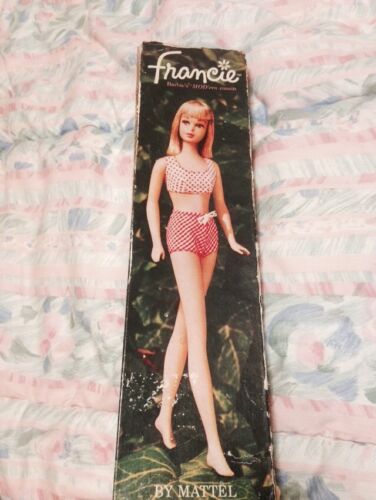 Mattel 1965 Francie Doll 1140 Orig Box Barbie's 'MOD'ern Mattel 1965 Francie Doll 1140 Orig Box Barbie's 'MOD'ern