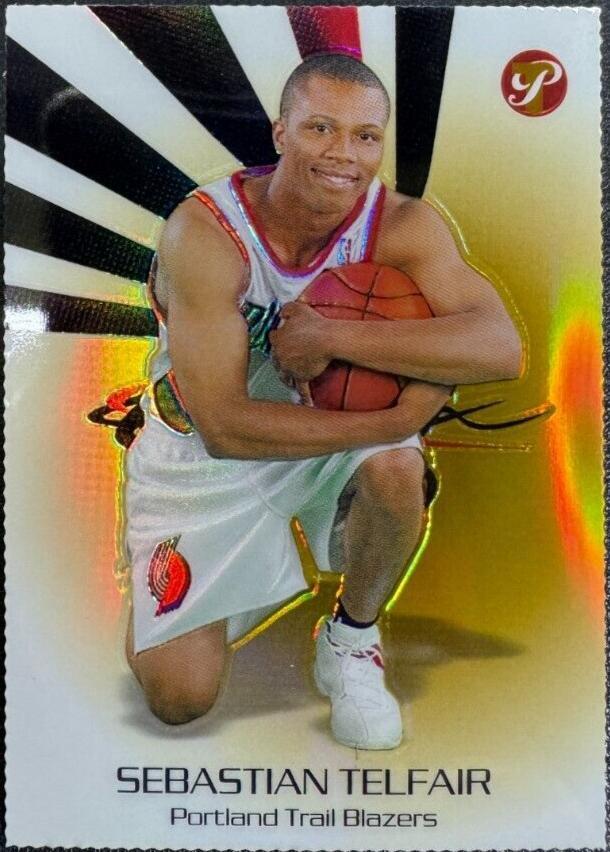 2004-05 Topps Pristine - Sebastian Telfair #179 Gold Refractor /27 (RC ...