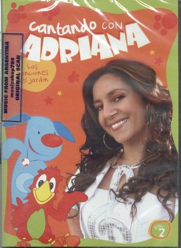 dvd cantando con adriana las canciones del jardin vol.