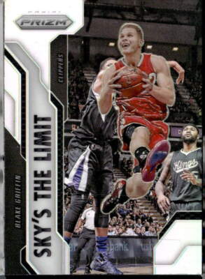 2016-17 Panini Prizm #13 Blake Griffin Sky's the Limit Silver Prizm Clippers (M)