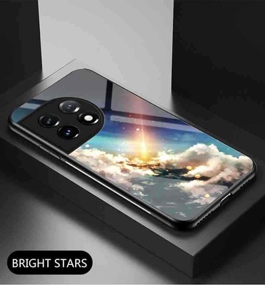 Case for Oneplus 11 10T Nord 2T Hard Glass Back Shell Silicone Phone Cover