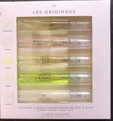 Le Monde Gourmand LES ORIGINAUX Set 5 x 0.23 oz Sprays READ PLEASE!