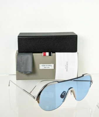 Pre-owned Dita Brand Authentic Thom Browne Sunglasses Tbs 811-144-02 Silver Tbs811 In Blue