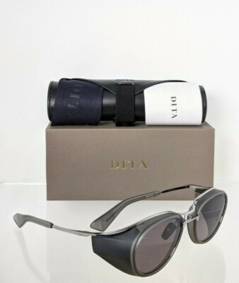 Pre-owned Dita Brand Authentic  Sunglasses Nacht - Two Dts128-52-02 Grey Pld Frame In Gray