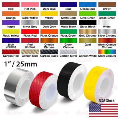 Vinyl Pinstriping Pin Stripe DIY Self Adhesive Line Car Tape Colour then width