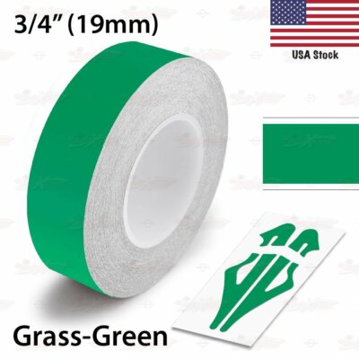 3/4'' Roll Vinyl Pinstriping Pin Stripe Solid Line Car Tape Decal Stickers 19mm