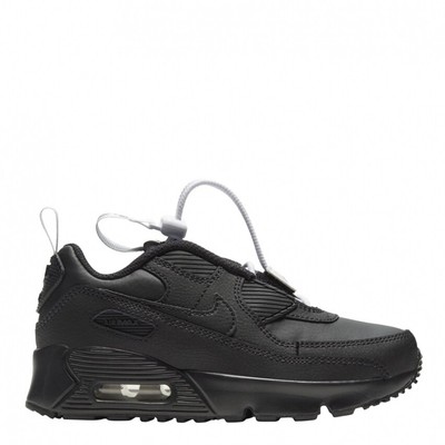 Nike Air Max 90 Toggle Black/Black-White-Black для маленьких детей (CV0064 001)