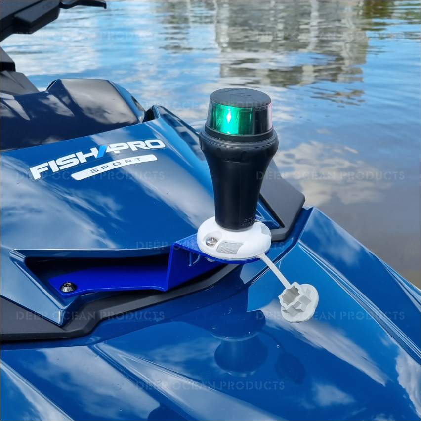 Navigation light and accessories rack for Sea-Doo Fish Pro Navigation light and accessories rack for Sea-Doo Fish Pro