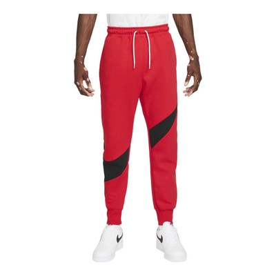 

Мужские флисовые брюки Nike Red/Black Sportswear Swoosh Tech