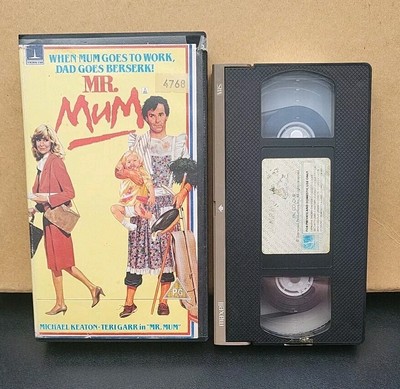 ''MR MUM''ex-rental Rare Vhs Michael Keaton & Teri Garr Class 80's Comedy No Mould
