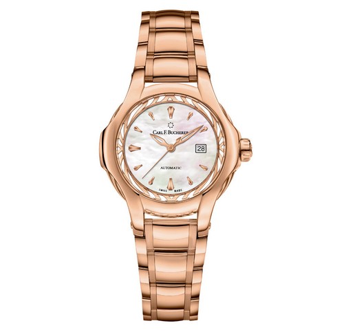 Pre-owned Carl F Bucherer Carl F. Bucherer Pathos Diva 00.10580.03.73.21.02 Diamonds 18k Gold 34mm Watch