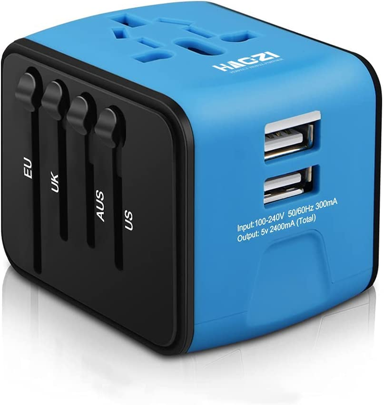 , All-in-one International Power Adapter With 2.4a