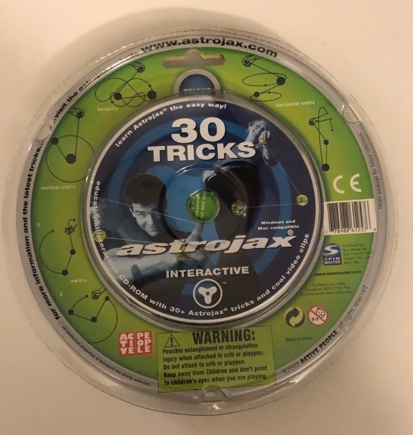 Original ASTROJAX V-MAX 61110 High Energy 3 Balls w Trick CD 2003 Blue NEW!