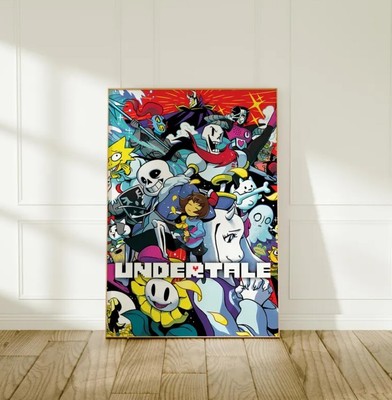 Undertale Game Poster, Frisk Character Art, Gaming Wall Art