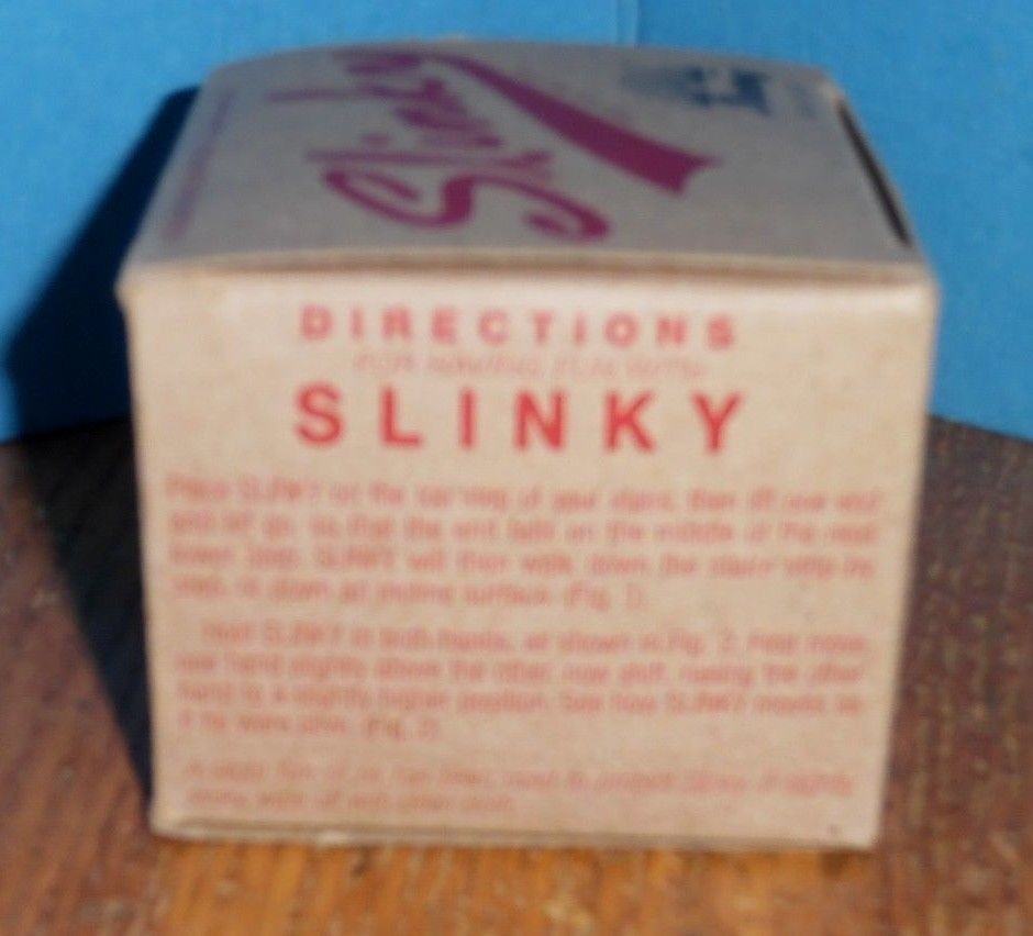SLINKY COLLECTOR'S EDITION BLACK METAL RETRO VINTAGE-STYLE BOX