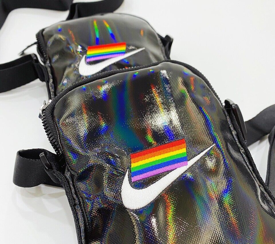 Nike Heritage Be True Pride LGBT Black Crossbody Bag Small