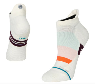 Stance Women Off White Tab Nylon Cushion Make A Break Performance Socks M 8-10.5