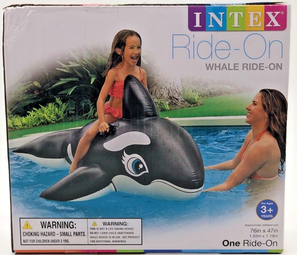 Intex Ride On Whale Inflatable Pool Toy