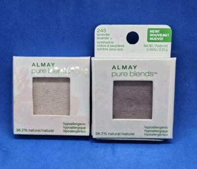 Almay Pure Blends Hypoallergenic Eyeshadow 245 Lavender/210 Petals (LOT OF 2)