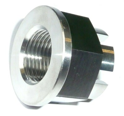 KAWASAKI Vulcan 1500 Nomad VN1500 1999-04 REAR AXLE CASTLE FLANGED NUT TITANIUM