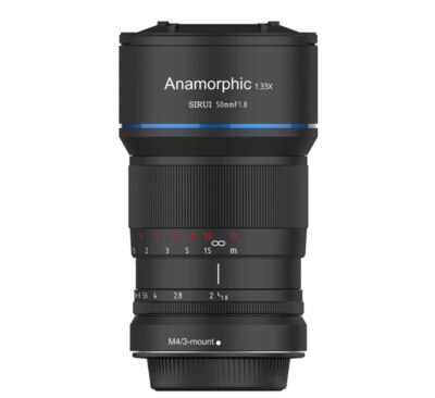 SIRUI 50mm F1.8 1.33x APS-C Anamorphic Lens