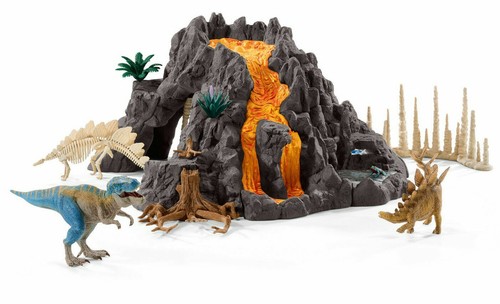 THE TWIDDLERS Dinosaurier Malset – 20-teilig, Mit 5 Dino-Figuren, Farben & Pinseln