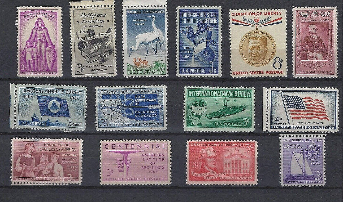 その他 Souvenir Collection of the Postage Stamp 730//97 - 1933-37 Souvenir Sheets, Set of 7 - Mystic Stamp