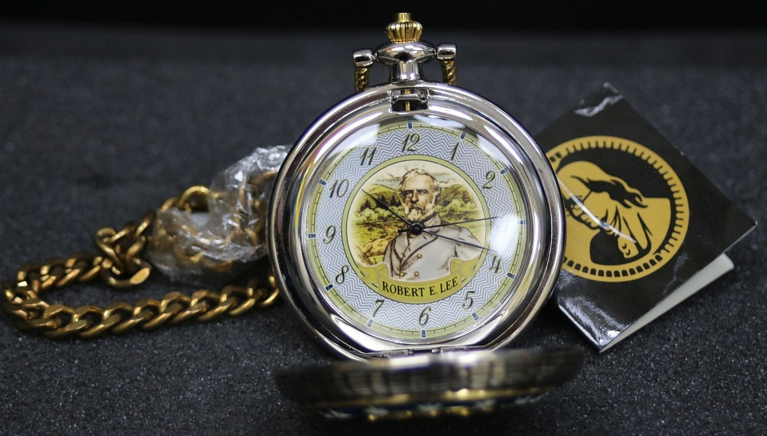 THE FRANKLIN MINT ゴールド ブラック ブレスレットウォッチ THE FRANKLIN MINT ゴールド ブラック ブレスレットウォッチ THE