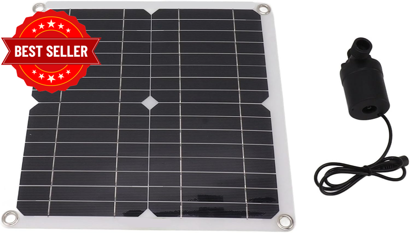 Solar Kit 10W Solar Panel 22W Water Fountain Pump with Battery Box Timing Contro