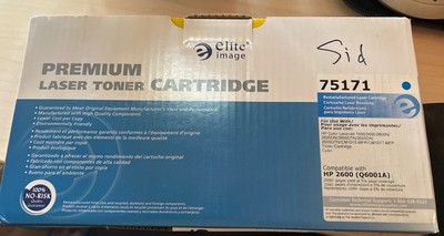 New Elite Image Cyan Toner 75171 Cartridge - Alternative for HP 2600 Q6001A