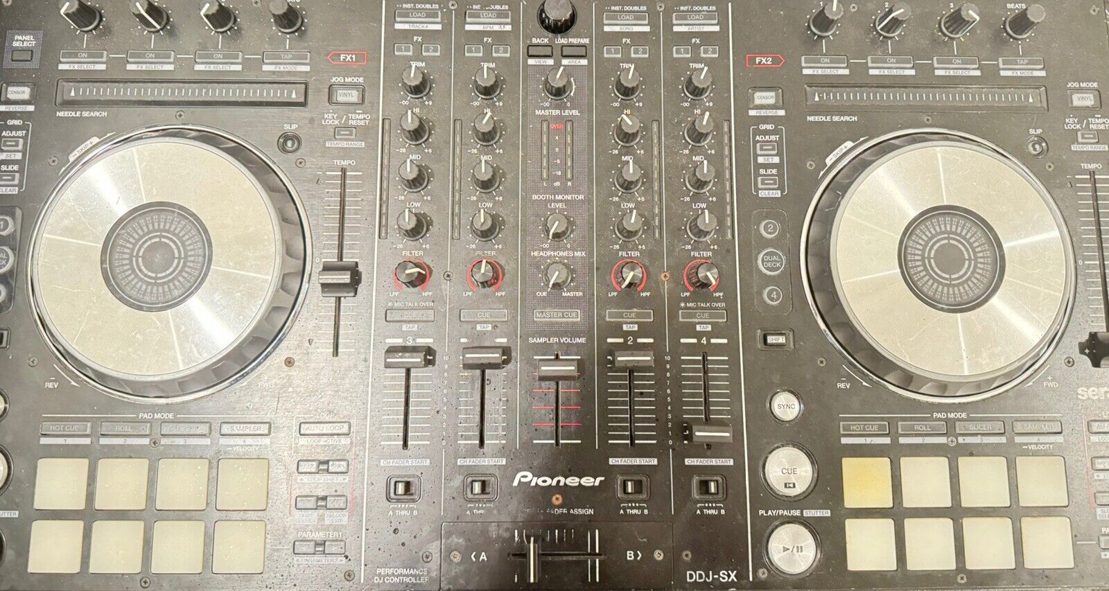 中古品Pioneer 中古 Pioneer DDJ-SX DJ コントローラー ブラック 音響 
