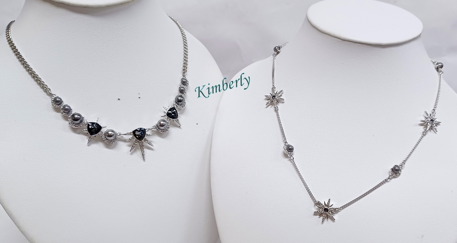 Swarovski Fantastic Necklace Stars Layer Crystal Pearl RHS