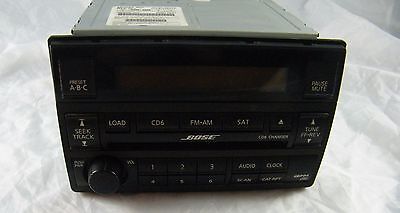 NISSAN ALTIMA BOSE / RADIO / 6 CD PLAYER MODEL 28185 ZB20B