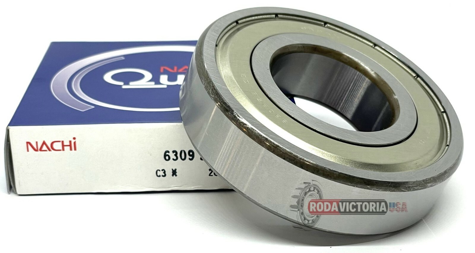 NACHI MADE IN JAPAN 6309 ZZ DEEP GROOVE BALL BEARING, METAL